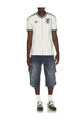 adidas Originals JFA Japan 26 Away World Cup Jersey in White. Size M. Also in XL/1X.