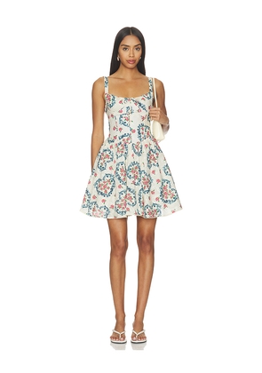 Agua Bendita Spring Cherish Dress in Cream. Size L. Also in S, M.