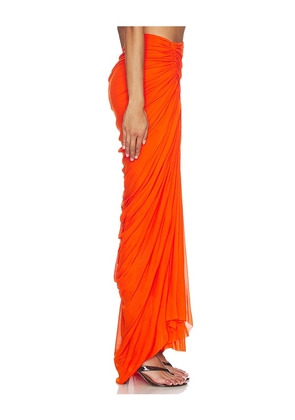 A.L.C. Cleo Skirt in Orange. Size L. Also in XS, S.