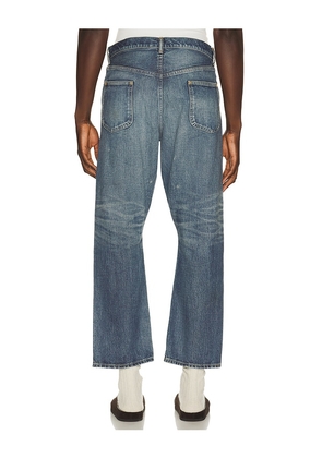 Beams Plus 5 Pocket Classic Denim Repair in Blue. Size 32. Also in 34, 36.