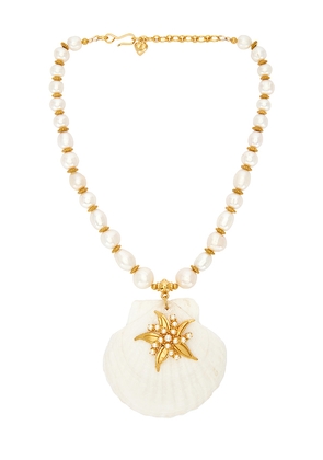 Brinker + Eliza Juni Necklace in White.