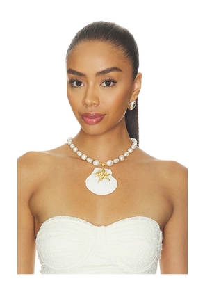 Brinker + Eliza Juni Necklace in White.