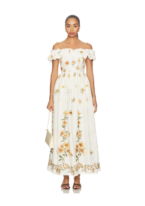 Agua by Agua Bendita Espliego Promesa Dress in Multi. Size L. Also in M, S, XL, XS.