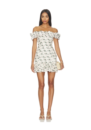 Agua by Agua Bendita Jardin Anhelo Dress in Cream. Size L. Also in M, S, XL, XS.