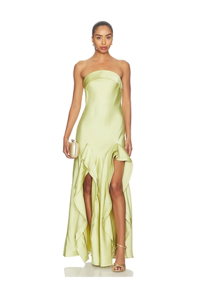ET OCHS Vernon Gown in Sage. Size 2. Also in 4, 6, 8.