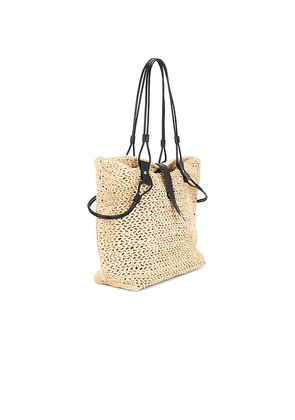 IRO Lasso Rafia Bag in Neutral.