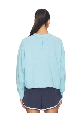 Free People x FP Movement Intercept Pullover in Blue. Size L. Also in XS, S, M.
