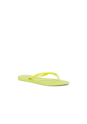 Havaianas Slim Sandal in Green. Size 35/36. Also in 37/38, 39/40.