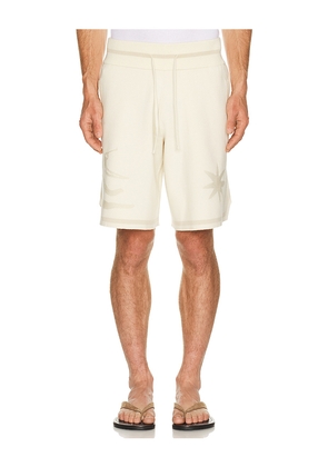 Filling Pieces Breaking Bread Knit Short in White. Size L. Also in S, M, XL/1X.