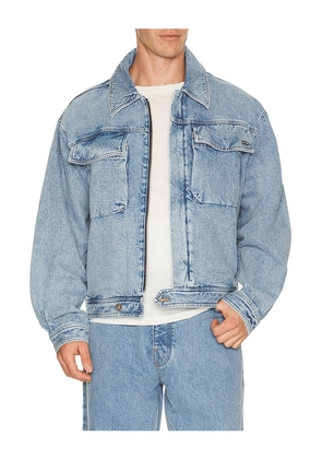 Filling Pieces Denim Jacket in Blue. Size L. Also in S, M, XL/1X.