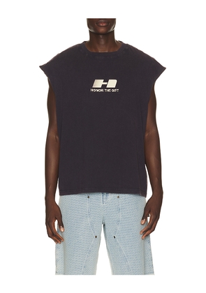 Honor The Gift The Frequency Tank in Blue. Size L. Also in M, S, XL/1X, XXL/2X.