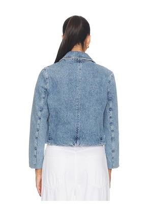 FRAME The Palm Jacket in Blue. Size L. Also in XS, S, M.