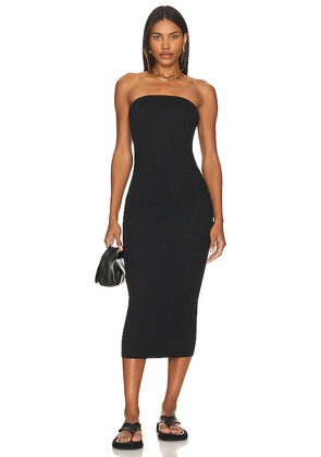 Michael Stars Rosella Strapless Midi Dress in Black. Size L. Also in XS, S, M, XL.