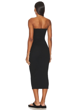 Michael Stars Rosella Strapless Midi Dress in Black. Size L. Also in M, S, XL, XS.