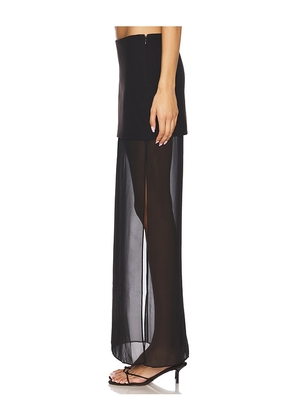 NBD Elaina Maxi Skirt in Black. Size S. Also in M.