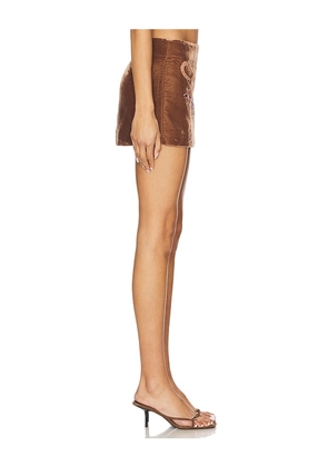 Leslie Amon x REVOLVE Desert Skirt in Brown. Size M. Also in XL.