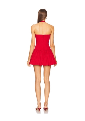LOBA Susie Mini Dress in Red. Size S. Also in XL.