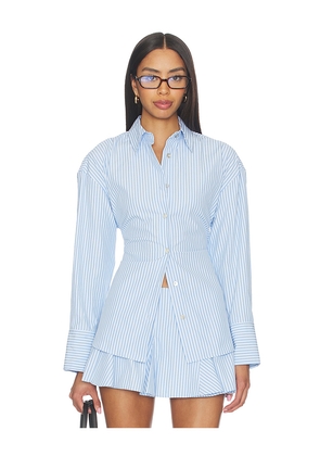 NIA Jules Top in Baby Blue. Size L. Also in S, XS, M.