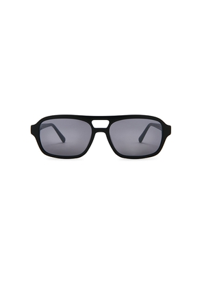 MESSYWEEKEND Burt Sunglasses in Black Grey in Black.