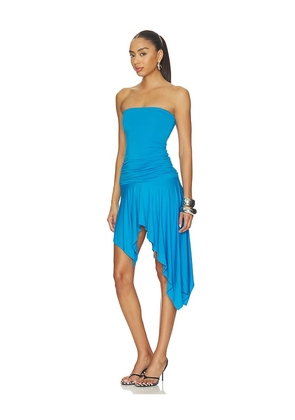 NBD Gulzar Midi Dress in Blue. Size L. Also in XL.