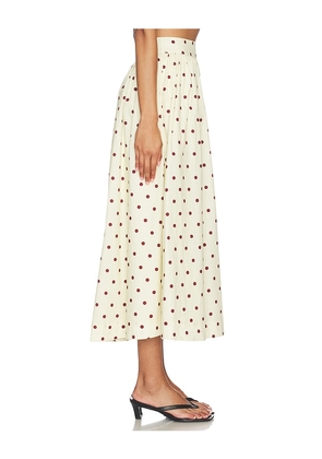 Lovers and Friends Deven Midi Skirt in Yellow. Size L. Also in XS, XXS, S, M, XL.