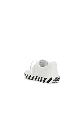 OFF-WHITE Vulcanized Undercut Sneaker in White. Size 42. Also in 41, 43.