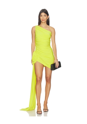 Norma Kamali Pickleball Diana Dress With Bow in Yellow. Size L. Also in XS, XXS, S, M, XL.