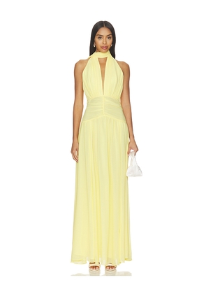 NICHOLAS Arella Dress in Lemon. Size 10. Also in 12, 2, 4, 6, 8.
