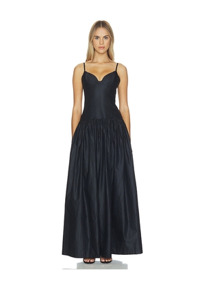 Lovers and Friends Heely Gown in Black. Size L. Also in M, S, XL, XS, XXS.