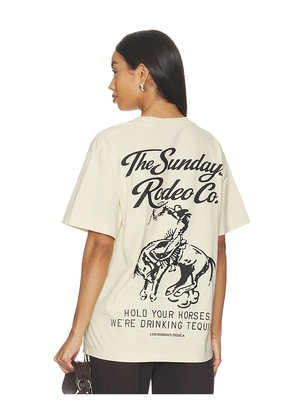 Los Sundays The Easy Rider Tee in White. Size S. Also in L, M, XL/1X.