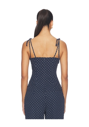 MORE TO COME Chantelle Top in Navy. Size L. Also in XXS, XS, S, M, XL.