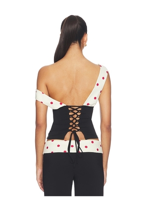 MORE TO COME Angee Top in Black. Size L. Also in XXS, XS, S, M, XL.