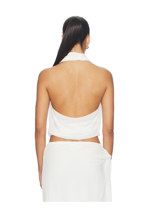 NIA Alessandro Top in White. Size L. Also in S, XS, M, XL.