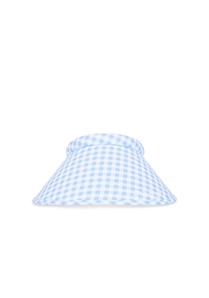 Malbon X Hvn Claire Visor in Blue.