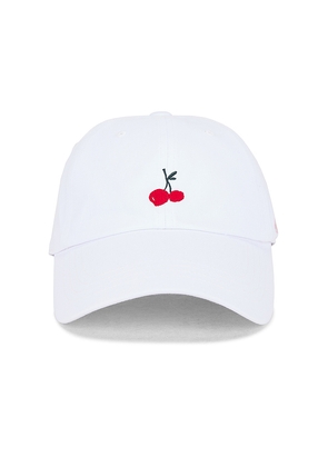Malbon X Hvn Angelique Dad Hat in White.