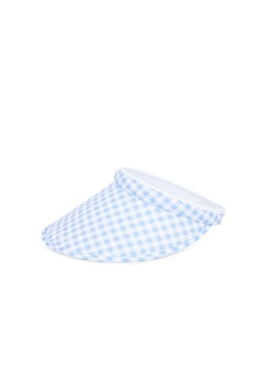 Malbon X Hvn Claire Visor in Blue.