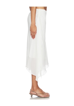 NIA Natalia Skirt in White. Size L. Also in M, S, XL, XS.
