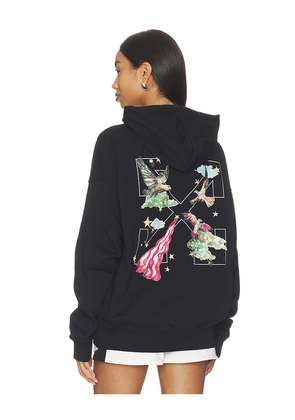 OFF-WHITE Dream Arrow Skate Hoodie in Black. Size L. Also in M, S, XS.