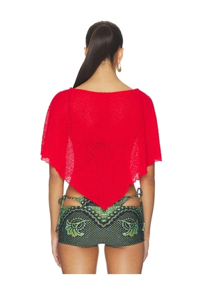 Lovers and Friends Fayette Top in Red. Size L. Also in XS, XXS, S, M, XL.