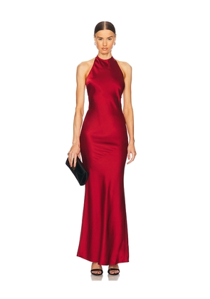 Stone Cold Fox x REVOLVE Aria Gown in Red. Size M. Also in S.