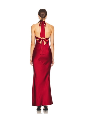 Stone Cold Fox x REVOLVE Aria Gown in Red. Size M. Also in S.