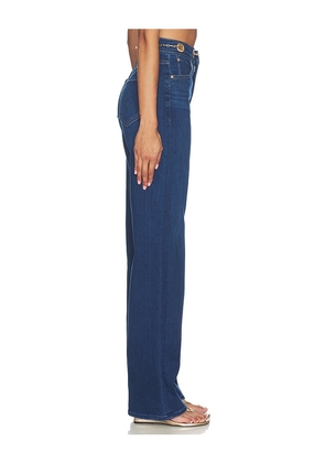 MOTHER The Off The Chain High Waisted Tunnel Vision Sneak Jeans in Blue. Size 23. Also in 24, 25, 26, 27, 28, 29, 30, 31, 32, 33, 34.