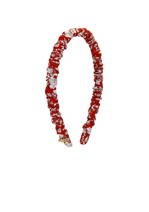 Lele Sadoughi Jessie Americana Liberty Headband in Red.