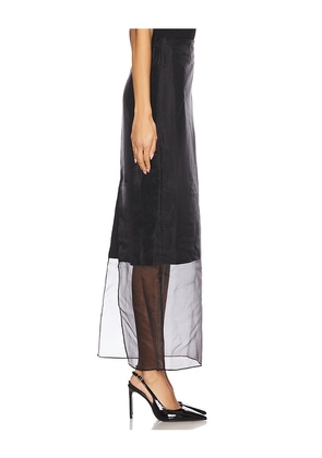 Rag & Bone Annebet Organza Skirt in Black. Size 2. Also in 0.
