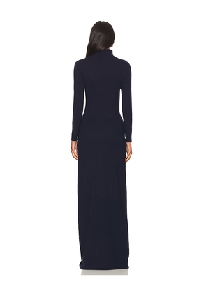 SEROYA Melonie Knit Maxi Dress in Navy. Size S. Also in XL.