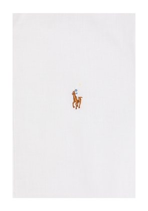 Polo Ralph Lauren Short Sleeve Chambray Sport Shirt in White. Size M. Also in S, XL/1X.