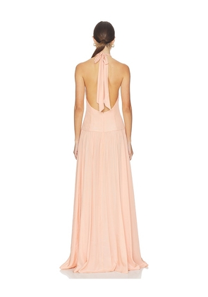 Shani Shemer Astrid Maxi Dress in Blush. Size L. Also in XS, S, M.