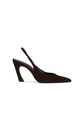 Schutz Lexi Slingback Pump in Chocolate. Size 10. Also in 6, 6.5, 7, 7.5, 8, 8.5, 9, 9.5.