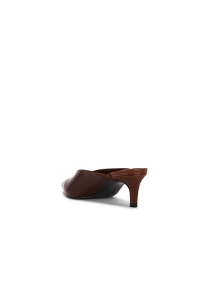 Schutz Loren Mid Mule Pump in Brown. Size 10. Also in 6, 6.5, 7, 7.5, 8, 8.5, 9.5.