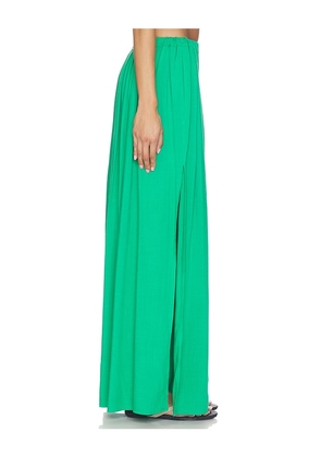 Ripley Rader Linen Flowy Pant in Green. Size L. Also in S, XS, M.